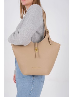 Silver & Polo 1246 Kadın Omuz Çantası  Bej