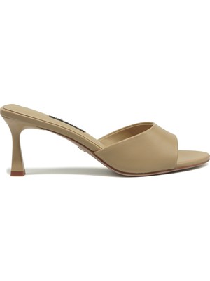 Nine West Maren 6fx Nude Kadın Topuklu Terlik