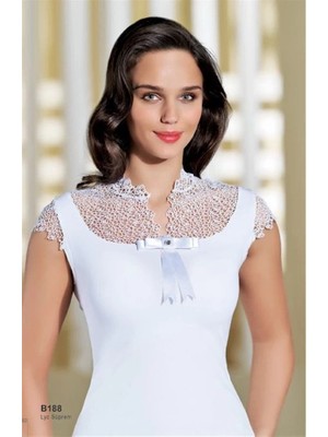 İlkyaz Fashion Ieg™ Şahinler Bayan Likralı Yarım Kol B188