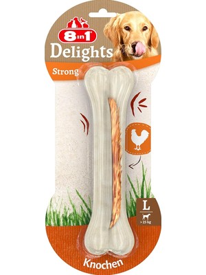 Hype Store 8in1 Delights Strong L Boy Kemik, 130 gr Köpek Ödülü