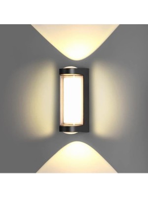 Hype Store Sekatech Dekoratif Su Geçirmez Üç Yönlü LED Aplik Lara 9W 3200K Gün Işığı LED Aydınlatma