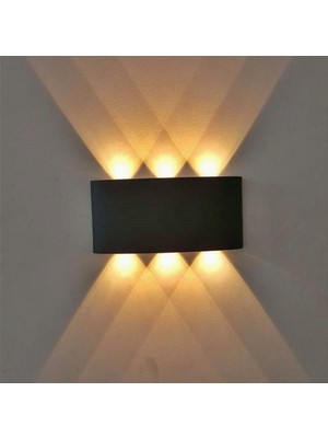 Hype Store Ucuz Geldi Dekoratif Çift Yönlü Duvar Aydınlatma LED Aplik Duvar Lambası Haiti 10 Watt Desenli Duvar