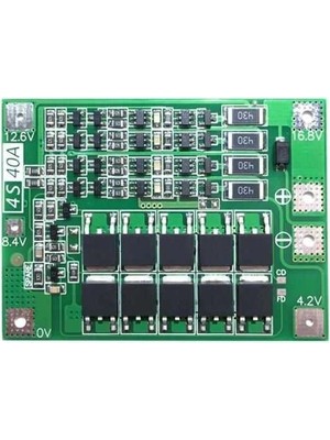 Voltaj 4s 40A Lipo & Lion & 18650 Bms Batarya Koruyucu Balans Devresi
