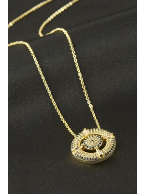 Bijuteri Net Göz Zirkon Taşlı Kolye