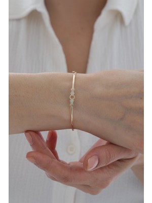 Yavuz Kuyumculuk 14 Ayar Altın Sonsuz Bağ Kelepçe