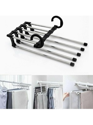 Hype Store Fethiye Toptan Hareketli Katlanabilir Askı Dolap Içi Kumaş Kot Pantolon Askısı 5 In 1 Eşarp Askılığı