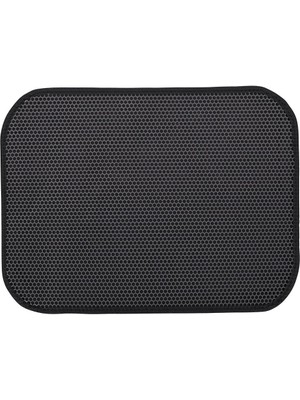 Hepta Collection Orret Home 42X59 cm Kedi Tuvalet Önü Paspası – Çift Katmanlı Kedi Kumu Elekli Paspas, Kedi Kumu Süzg