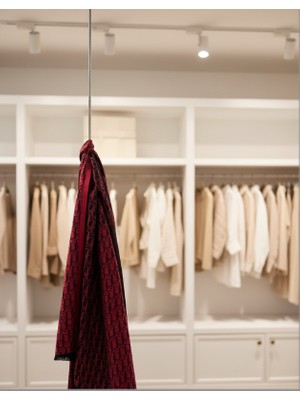 De Rosa G Desen Ithal Yün Ipek Şal - Gri