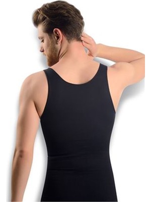 İlkyaz Fashion Ieg™ Siyah Erkek  Dikişsiz Vücut Toparlayıcı Korse - 740