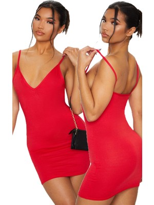 İlkyaz Fashion Ieg™ Askılı Mini Elbise