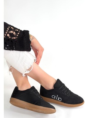 Shoegar Lendo Siyah Süet Bağcıklı Spor Ayakkabı