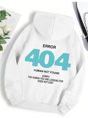Hata 404 Insan Bulunmaz Üzgünüm! Kadın Kapşonlu Moda S-Xxl Kapüşonlular Polar Yüksek Kaliteli