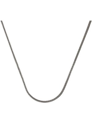 Inure Jewelry ​gümüş 2 mm Tilki Kuyruğu 65 cm Zincir