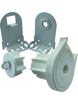 MorPerde 38 lik Jumbo Zincir Plastik Mekanizma ve Geniş Kasa Metal Ayaklı Beyaz Takım