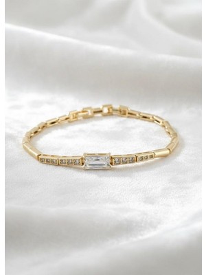 Nora Vıp 14K Modern Zarafet Bilekliği Gold