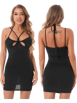 İlkyaz Fashion Ieg™ Bayan Mini Kulüp Elbisesi