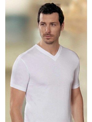 İlkyaz Fashion Ieg™ Şahinler V Yaka Erkek  Penye E008