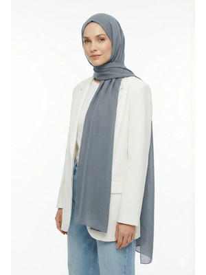 Lavin Scarfs Daily Koleksiyonu Viskon Şal Çivit Mavisi