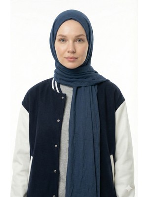 Lavin Scarfs Daily Koleksiyonu Viskon Şal Lacivert