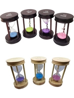 Efe Avm Dekoratif Ahşap 10 Dakika Kum Saati