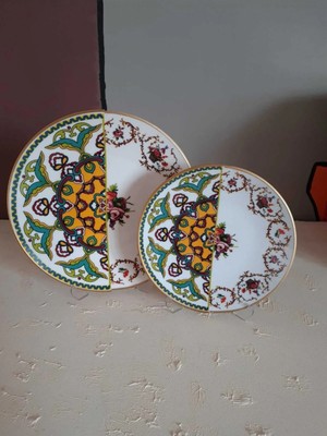 Konyax Pasta ve Servis Tabağı Set 6 Kişilik 12 Parça Verde