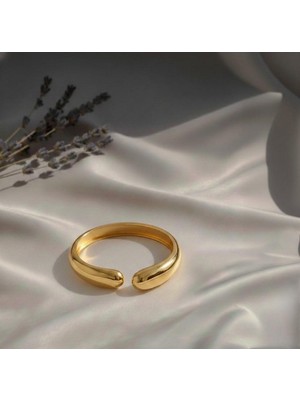 Nora Vip Damla Açılır Kelepçe Bileklik Gold