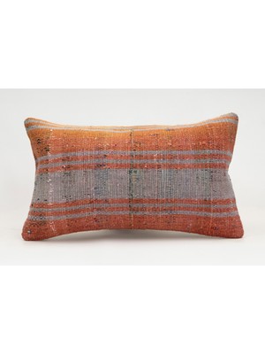 Kilim Wholesale El Yapımı Kilimden Yapılmış Vintage Kırlent Kılıfı, Yün, 30X50 cm