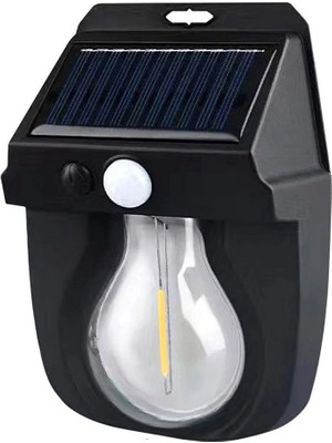 Magicool Fithome OR-118 Hareket Sensörlü Su Geçirmez Solar Bahçe Aydınlatma Duvar Lambası