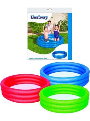 Kaia Life 102*25 cm  Poşetli Düz Renk Çocuk Oyun Havuzu -1 Adet Stokta Olan Gönderilir