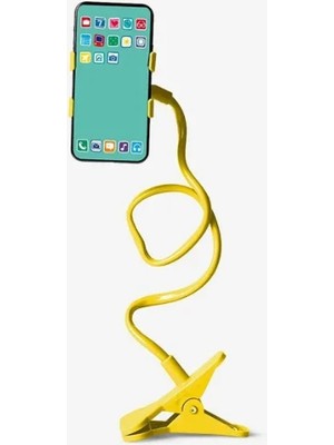 Mulvxkrg KRG02 Sarı Renk Akrobat Telefon Tutucu Oynar Başlıklı (Mulvix)