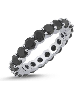 Merano Design Siyah Round Yüzük