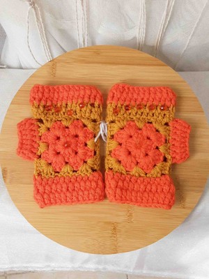 Lal Dizayn El Yapımı Örgü Eldıven