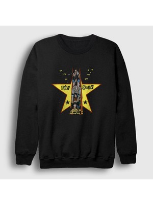 Presmono Unisex Siyah Star K-Pop Boynextdoor Sweatshirt