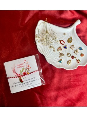 The Canelif Accessories Kartlı  Marteniçka Bileklik - Ayarlanabilir, Şans Getiren Özel Tasarım (Hediye Paketli Gönderim Sağlanmaktadır.)