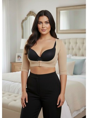 İlkyaz Fashion Ieg™ Ten Kadın Kol ve Sırt Toparlayıcı Korse - 796