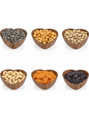 Evelin Kalp Çerezlik 6 'li Maun