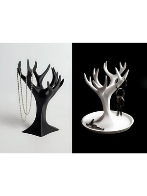 MisterionStudio Takı Toka Künye Dekoratif Ağaç Figürlü Stand Kaliteli Baskı