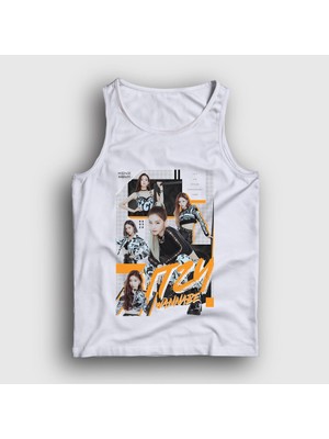 Presmono Unisex Beyaz Wannabe Yeji Lia Yuna Itzy Atlet