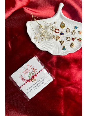 The Canelif Accessories Kartlı  Marteniçka Bileklik - Ayarlanabilir, Şans Getiren Özel Tasarım (Hediye Paketli Gönderim Sağlanmaktadır.)