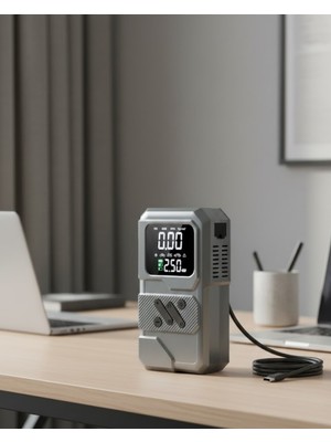 Astraltech LED Işıklı Akü Takviye ve Lastik Şişirme Cihazı