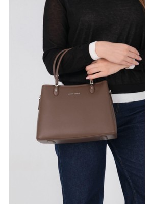 Silver & Polo SP1233 Kadın El Çantası  Kahve