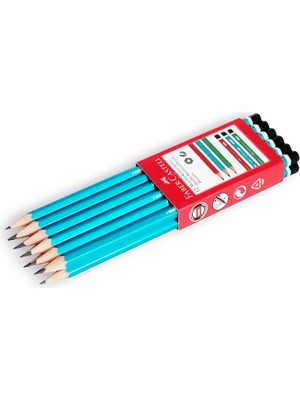 Hype Store Faber-Castell Köşeli Mercanlı Kurşun Kalem 12’li, Hb Derece, Kırılmaya Dayanıklı Uç, Kolay Açılır, I