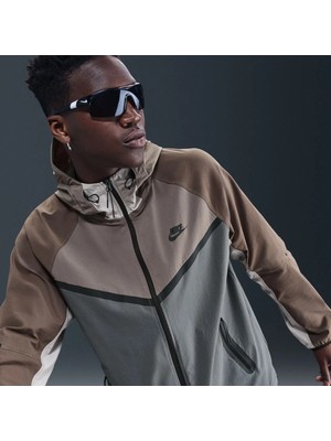 Nike Tech Woven Wr Fz Jkt Trek Kapüşonlu Bol Kesim Erkek Ceket / IB8956