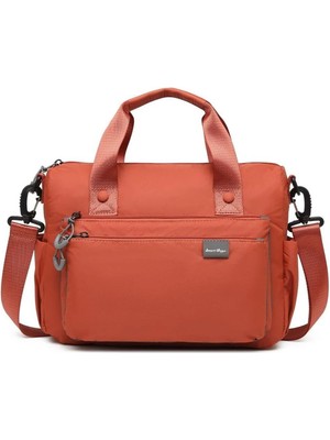 Smart Bags Extra Hafif Kumaş Kadın Postacı Çantası BC 3141 - Kiremit