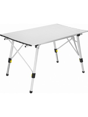 Mycamp Alto Ayarlanabilir Ayaklı Katlanır Alüminyum Kamp Masası