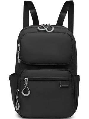 Smart Bags Extra Hafif Kumaş Uniseks Sırt Çantası BC 3142 - Siyah