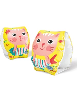 Kaia Life Intex Yavru Kedi Desenli Kolluk 20X15 cm (06-36 Ay)