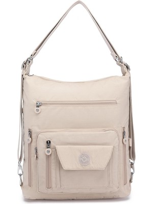 Smart Bags Hem Sırt Hem de Omuz Kadın Çantası BC 1205 4001 - Bej