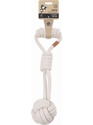 Hype Store M-Pets White Tug Ball 36CM Örgü Oyuncak