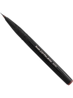 Braventa Collection Pentel Sing Pen Brush Ince Uçlu Fırça Kalem Kahve